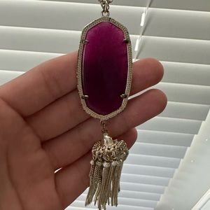 Kendra Scott - Rayne Gold Large Long Pendant Necklace
